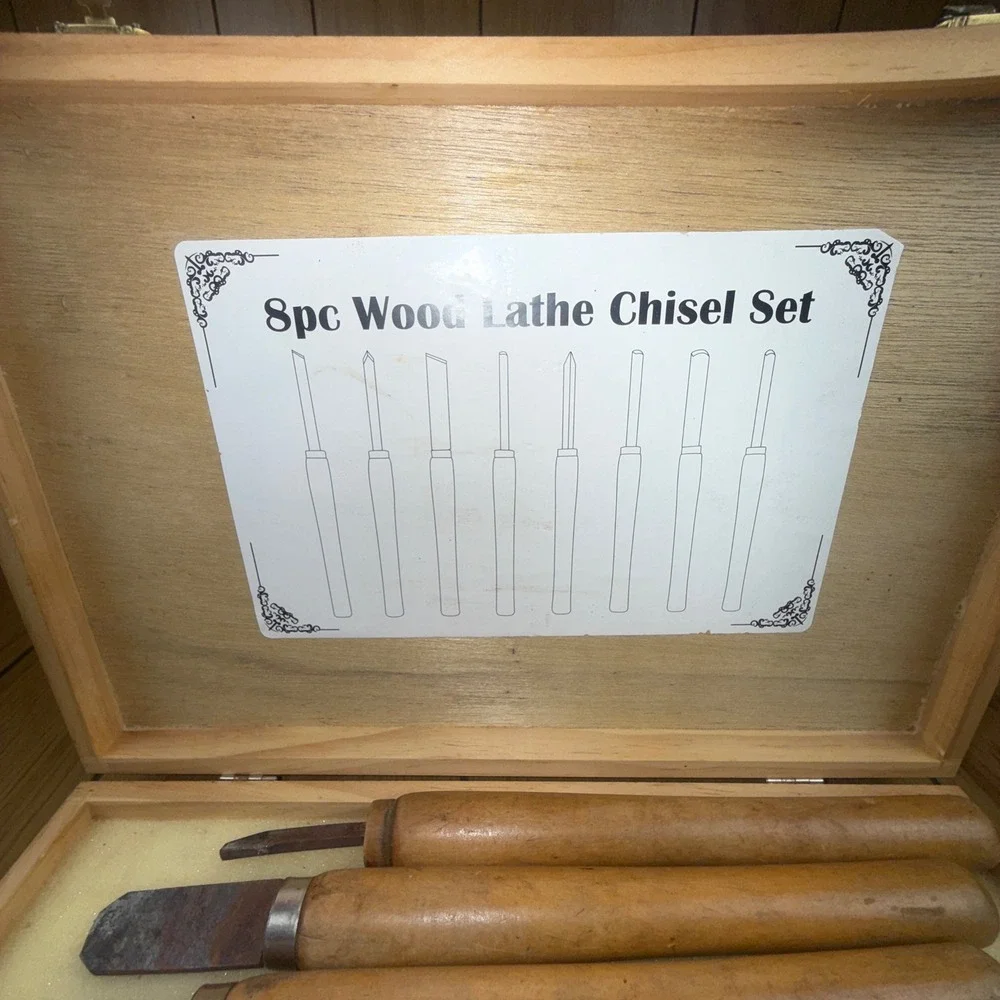 Cummins Industrial Tools 8pc Wood‎ Lathe Chisel Set No.3252 Woodworking